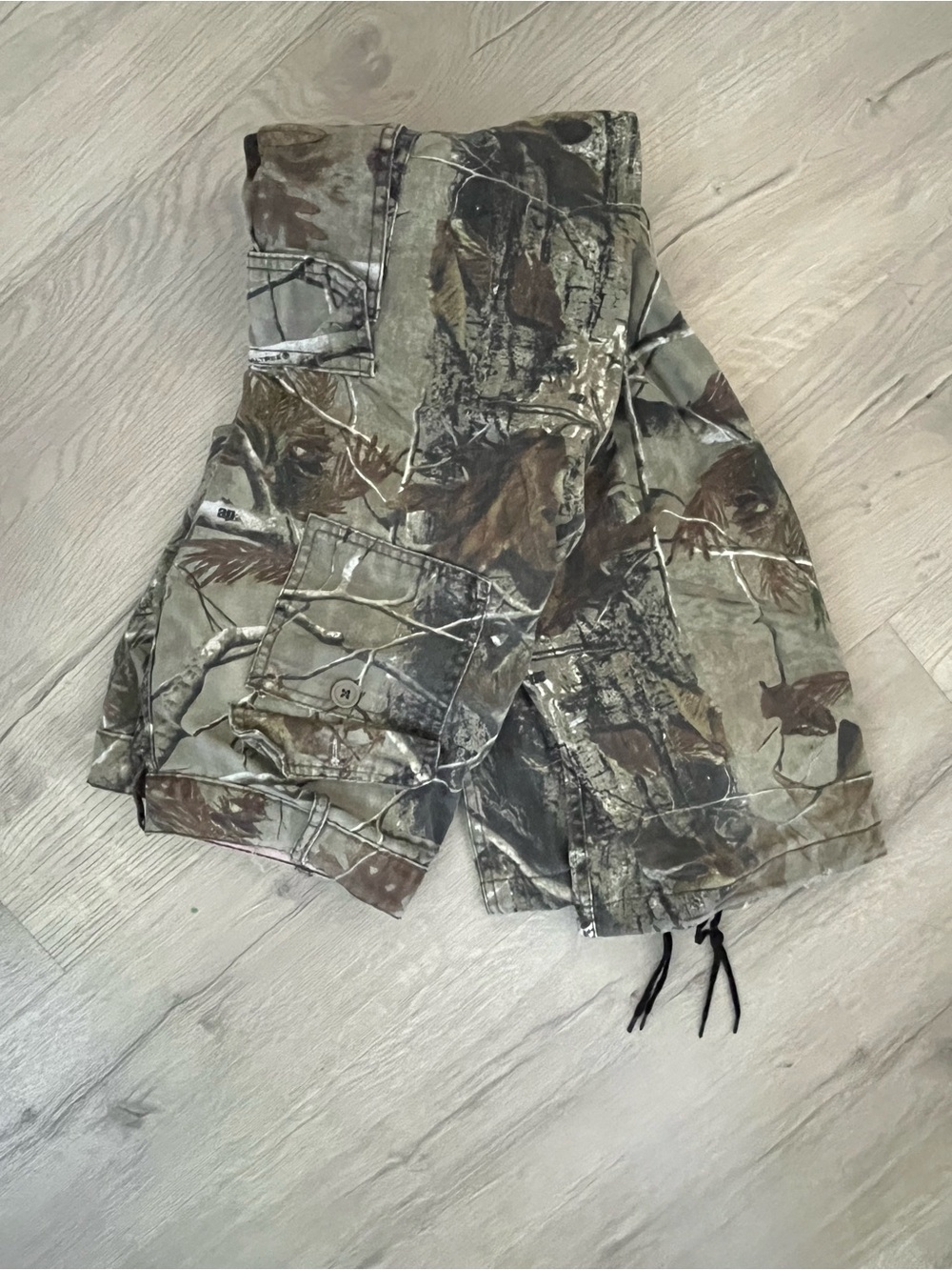 Realtree Women's Straight Leg Camo Jeans with Pink Waistband - Picture 3 of 3